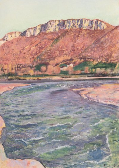The Salève in Autumn by Ferdinand Hodler